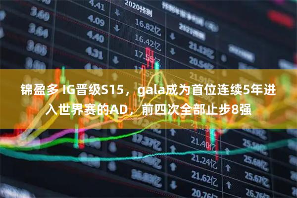 锦盈多 IG晋级S15，gala成为首位连续5年进入世界赛的AD，前四次全部止步8强